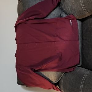 Skechers Scrub Jacket Large, Wine